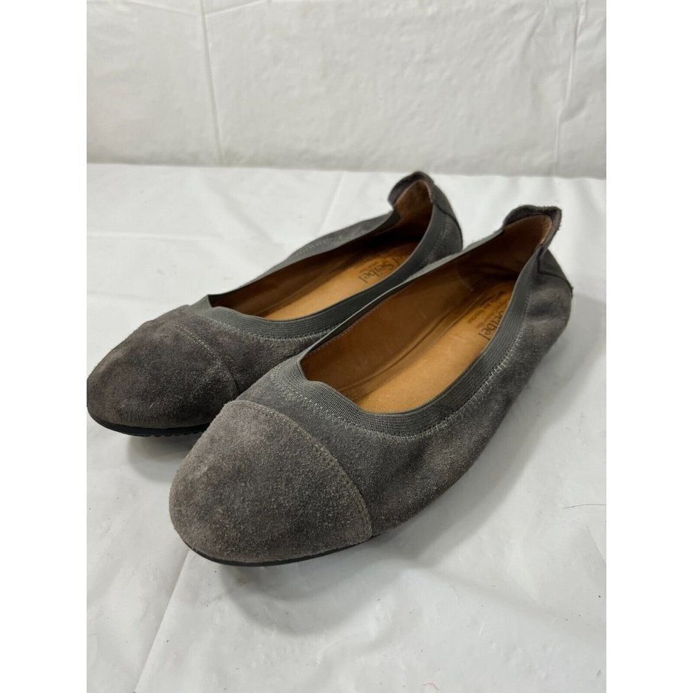 Josef Seibel Womens Ballet Flats Shoes Gray Slip On Round Toe 8 EUR 39